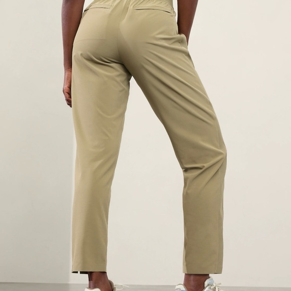 Athleta BROOKLYN MID RISE ANKLE PANT Green WomenSize 2 . - Picture 3 of 13